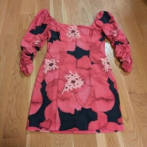 Hutch - Pink Floral Mini Dress - Size 4